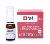 TETE Лосьон биокомплекс-аквабаланс для лица и шеи с фитоэстрогенами 40+ 15мл